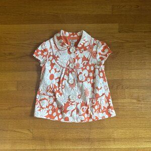 Vintage Style Floral Blouse